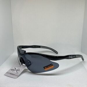 X-Loop Mens Semi-Rimless Mens Dark Lens Sunglasses